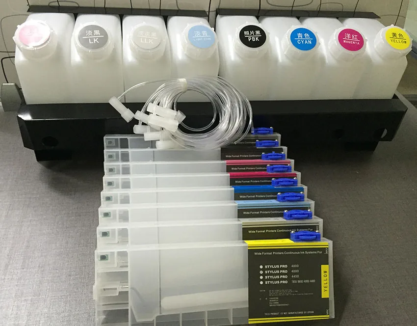 Двухцветная система чернил для Epson 4880 принтер СНПЧ