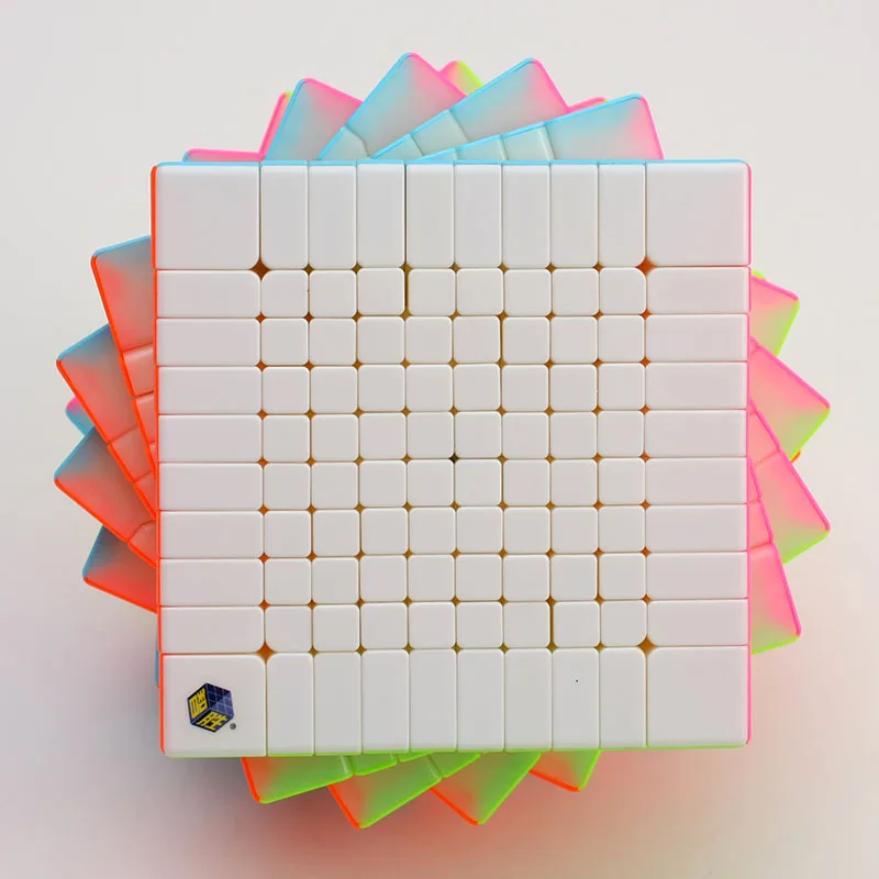 Новинка Yuxin Huanglong 10x10x10 кубик Zhisheng скоростной пазл витая пружина 10x10 волшебный
