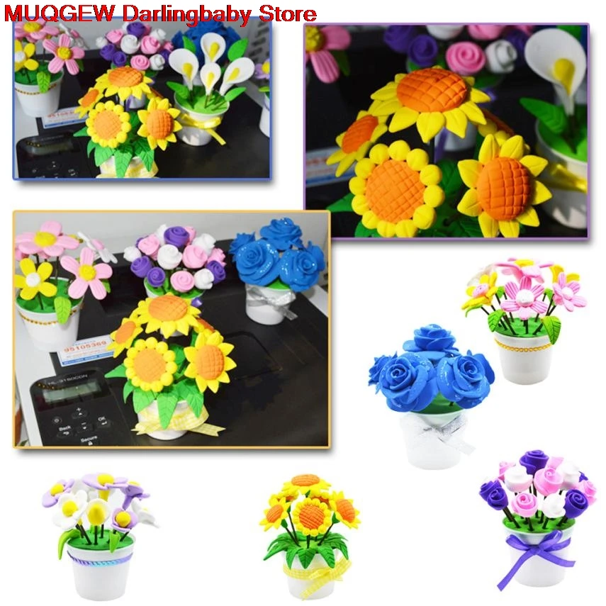 Ультра светильник глиняный материал упаковка цветная глина пластилин цветочные