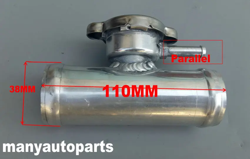 Наполнитель шланга радиатора горловина и крышка алюминиевый встраиваемый слив
