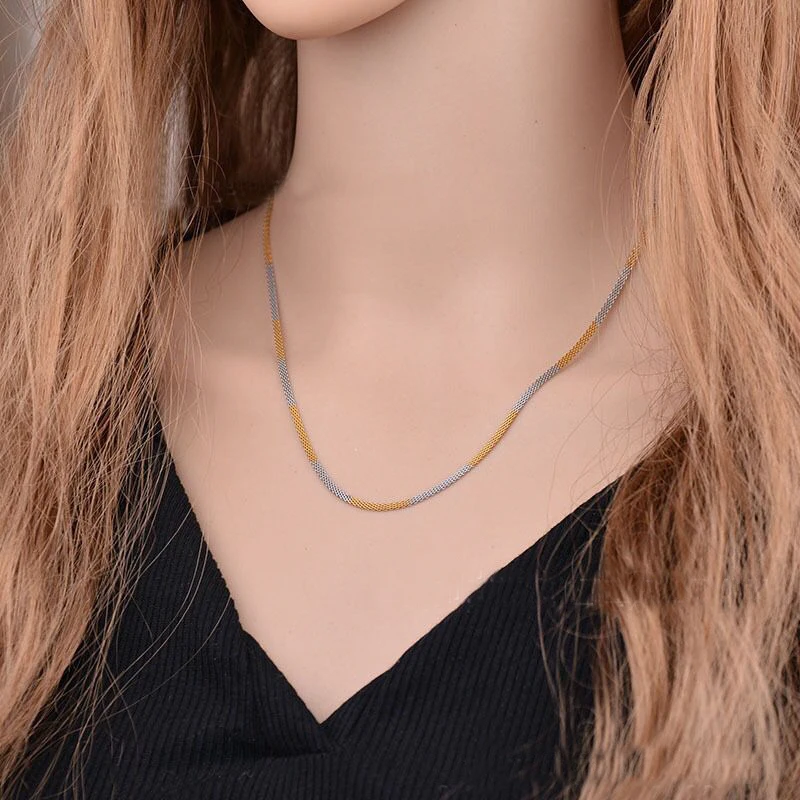 Оптовая продажа ювелирных изделий-(2 шт./лот) 45 см 316L титановая сталь маленькая (2