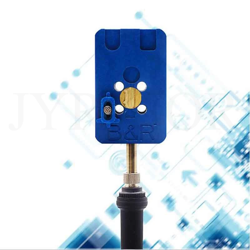 Jyrkior для iPhone 5/5S/6/6 Plus/6s/6s P/7/7 P/8/8 P/x кнопка «Домой» за счет сканера отпечатков пальцев ремонт база светильник нагревательная платформа