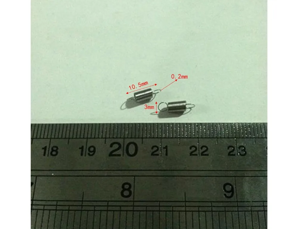 

Custom stainless steel small extension springs for high-profile device