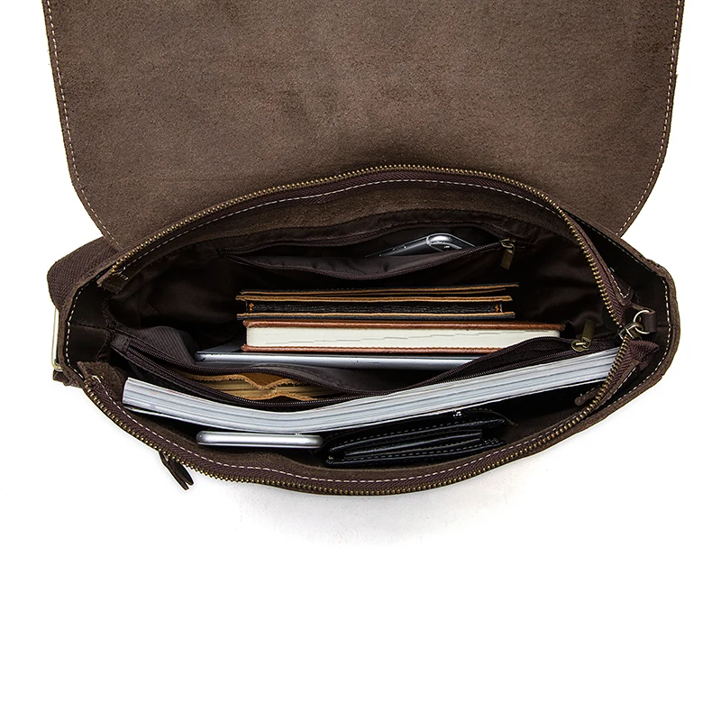 MVA Messenger Bag Men Male Bags Genuine Leather Shoulder For Casual Men's Handbag Crossbody 1136 |