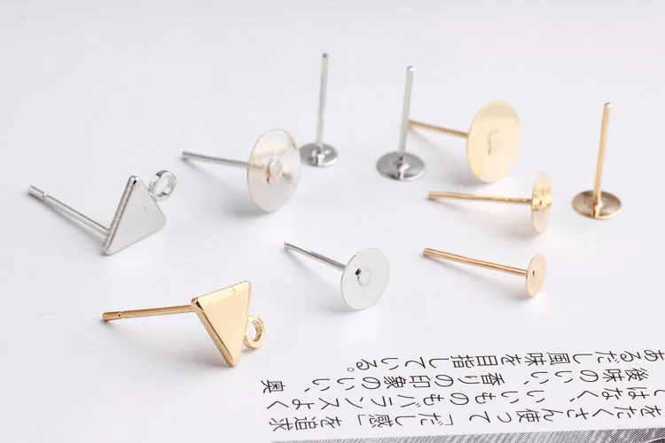 Медная Минималистичная DIY Геометрическая круглая треугольная подвеска на