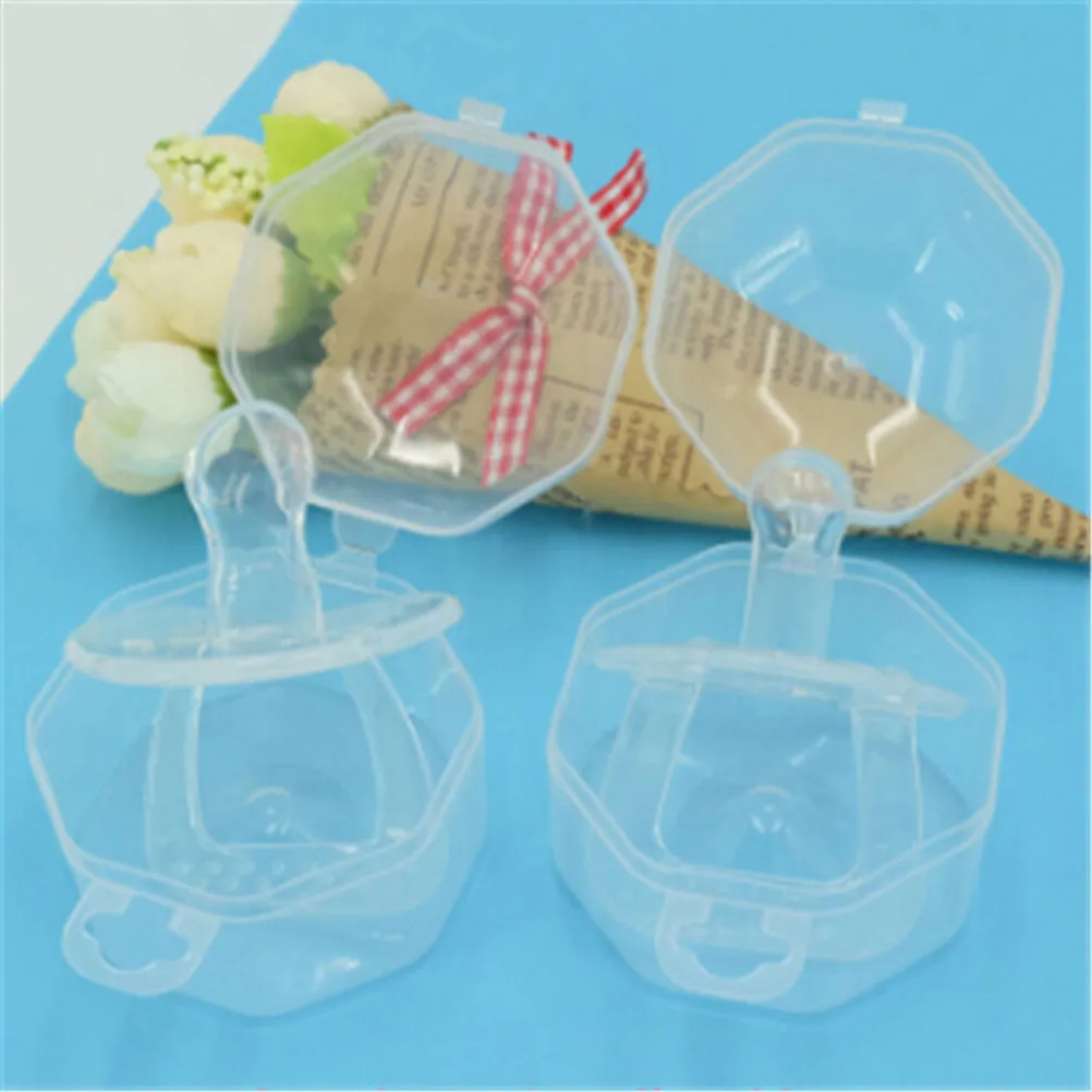 2 шт. Портативный ясно дорожная сумка для хранения Чехол Детская пустышка на