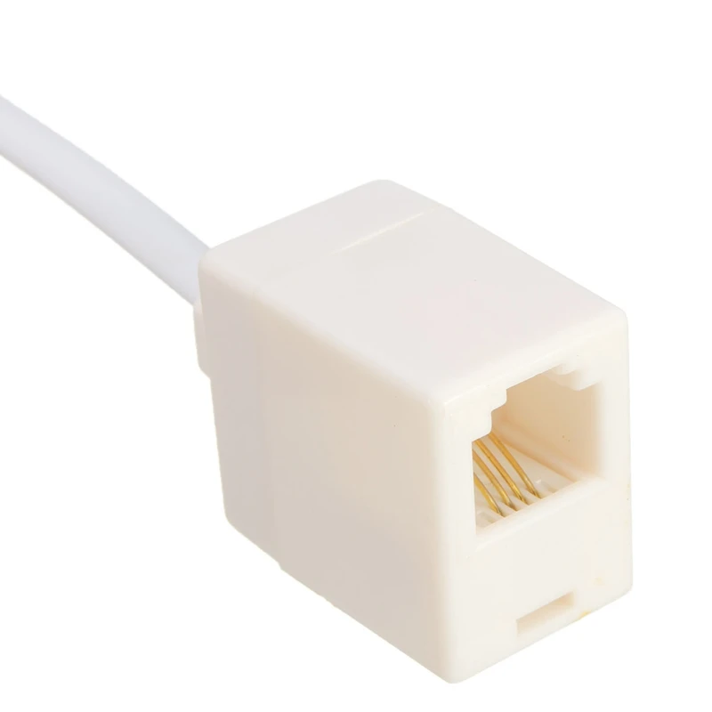 Кабель переходник RJ11 6P4C мама Ethernet RJ45 8P8C папа F/M|Кабели| |