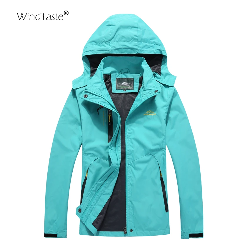 WindTaste женские ветровки для кемпинга, пешего туризма, треккинга, альпинизма, водонепроницаемые куртки для улицы, женские весенние спортивные пальто KB001
