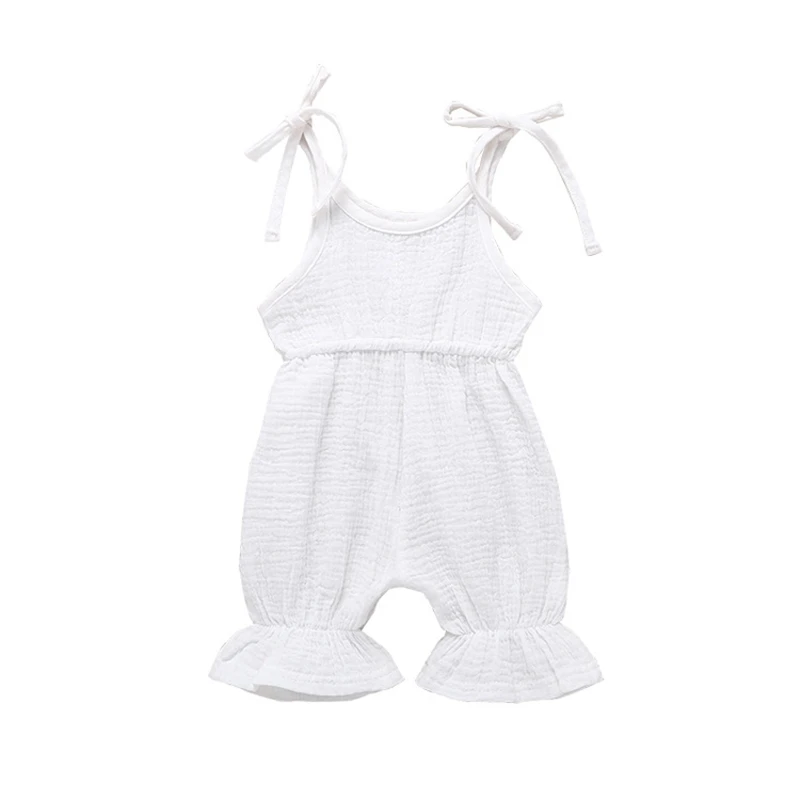 Одежда для малышей Младенцы маленьких девочек ползунки новорожденных Хлопок