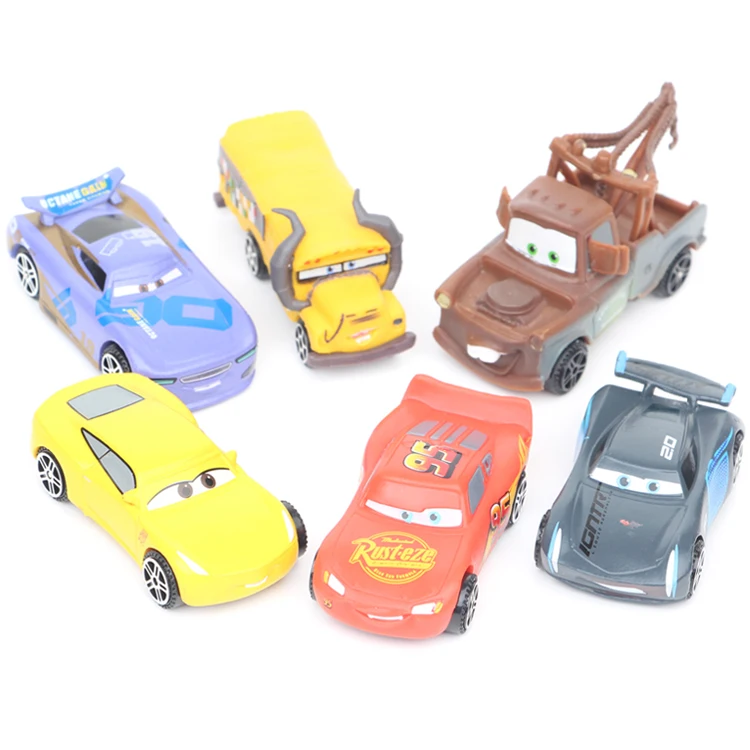 Disney Pixar Машинки 3 6 шт./лот 7 см Фигурки мини ПВХ фигурку Модель Куклы Классические