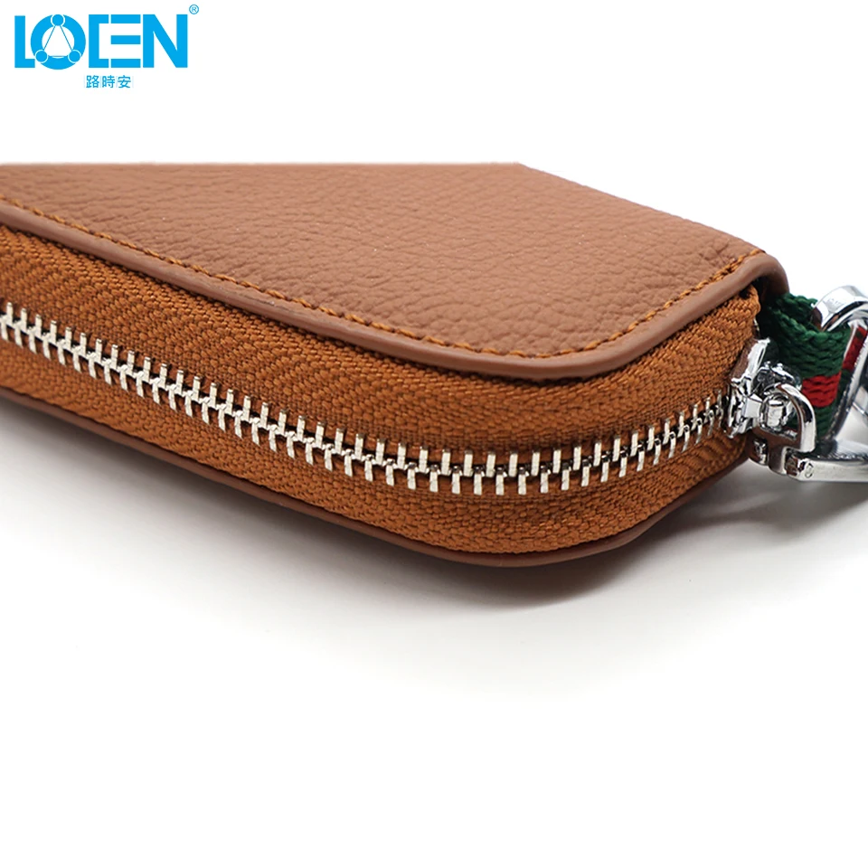 LOEN 1 шт. ключи чехол сумка держатель кошелек для монет из натуральной кожи логотип