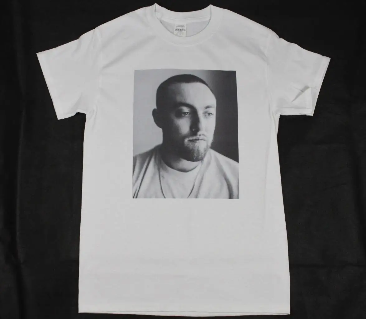 MAC Miller/белая футболка S-3XL в стиле хип-хоп; рэп школьника q post malone kendrick