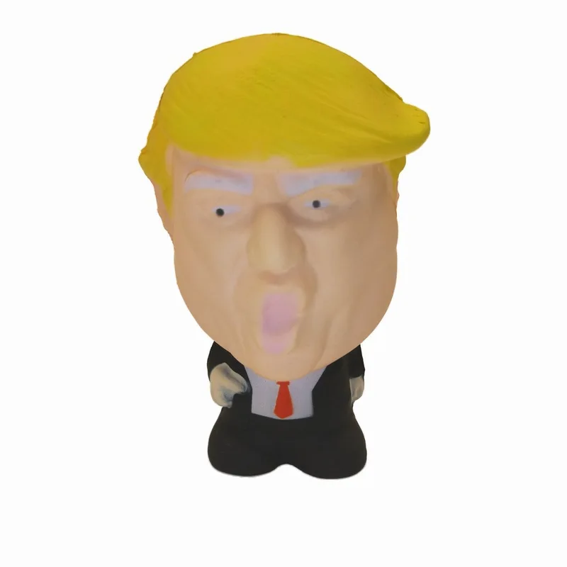 Джамбо Дональд Трамп мягкий медленно поднимающийся ремешок для телефона сжимающая игрушка Новинка снятие стресса Детская кукла Декор сжимающая забавная шутка реквизит подарок - Цвет: Синий