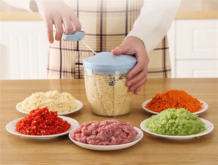Бытовая ручная мясорубка, ручная мощность, кухонная мясорубка, миксер, блендер для измельчения мяса, фруктов, овощей, орехов, измельчители