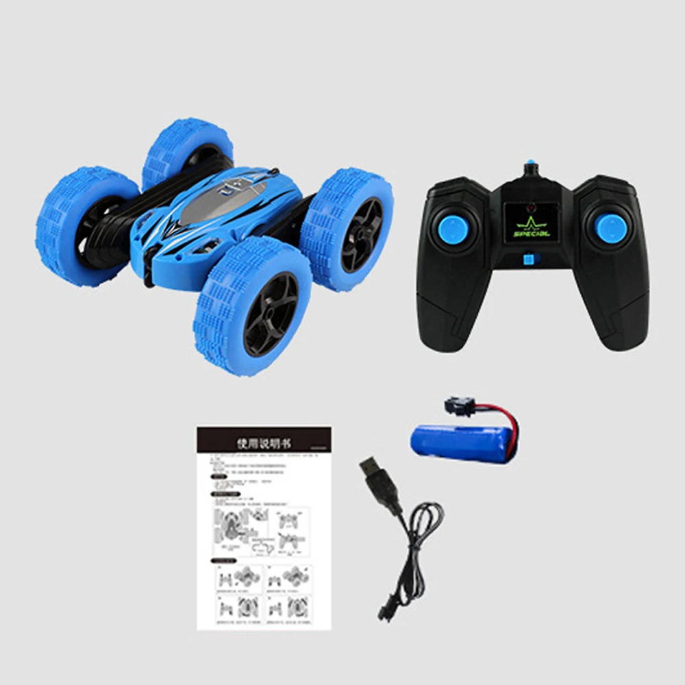 Электрический RC гоночный автомобиль 2 4G 4CH трюк дрейф деформация багги