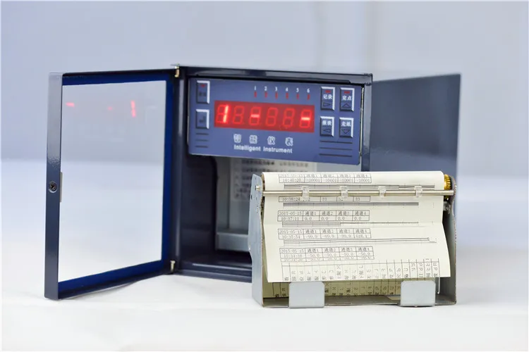 1~ 8 каналов Chart recorder бумажный принтер Аналоговый Напряжение Ток RTD TC Температура Влажность Давление регистратор данных сигнализация RS485