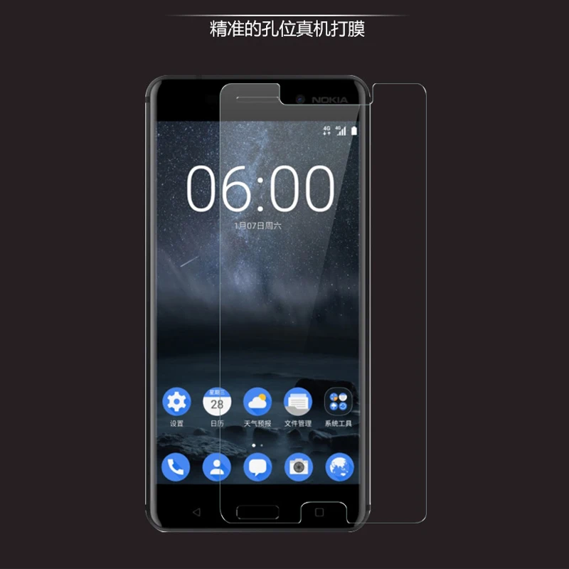Закаленное стекло для Nokia 8 7 6 5 3 защита экрана 9H 2.5D защитная пленка телефона