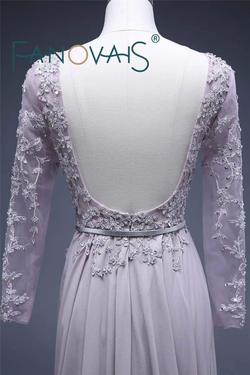 Элегантный длинное вечернее платье 2019 вечерние платья партии с длинным рукавом