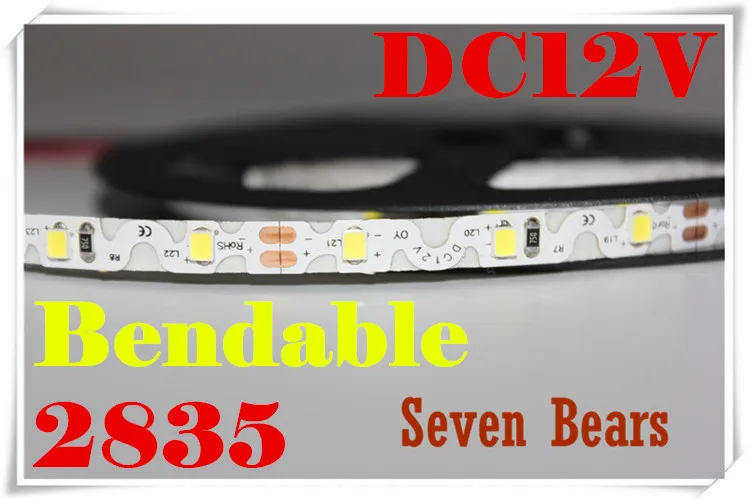 S Shape Led Strip Light SMD 2835 Ulter Bright DC12V 5M 300 Led Non-waterproof Flexible Strips ribbon for Channel Letter