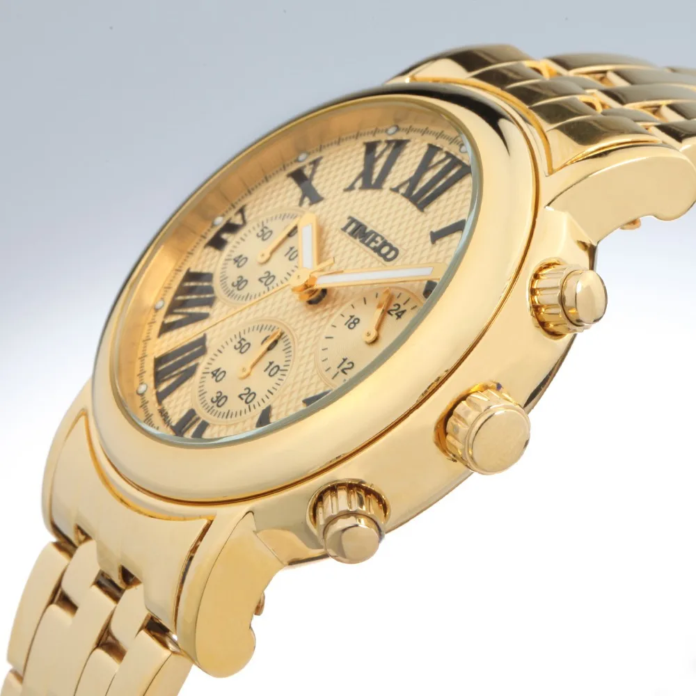 TIME100 мужские часы стрелочный дисплей Круглый Корпус Стальной Ленты Циферблат