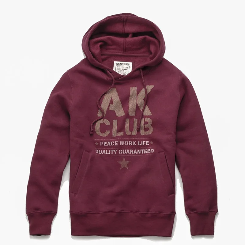 АК-клуб флис дизайнер шаблон печати с капюшоном из мягкого хлопка ребра нижней