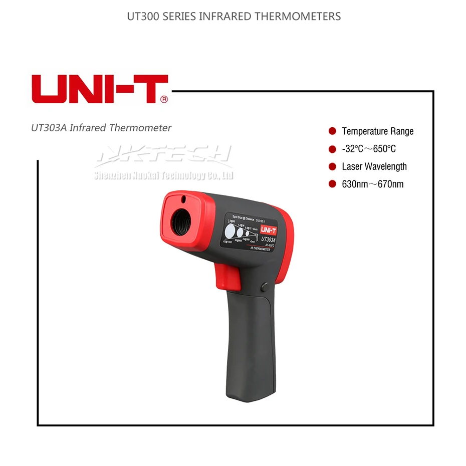 UNI-T UT309A UT309C профессиональный лазерный инфракрасный термометр для измерения температуры UT303A UT303C UT303D UT305A UT305C ИК инфракрасный пистолет промышленного Температура