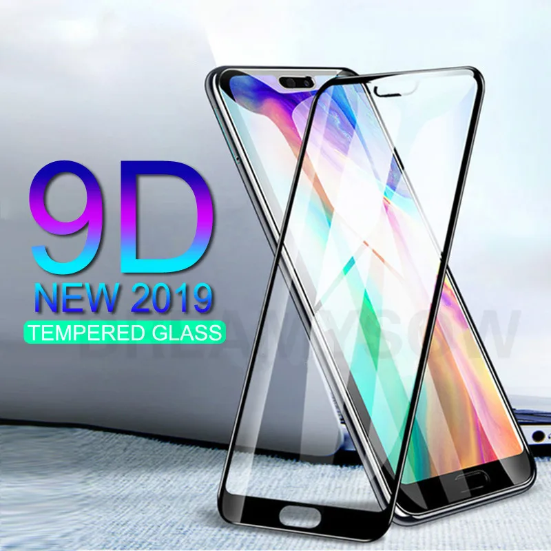 9D полное покрытие закаленное стекло для huawei Y9 Prime P20Lite P30 Nova5i защита экрана Honor 20 Pro 8A 8C 8X8 S 10i 20i пленка