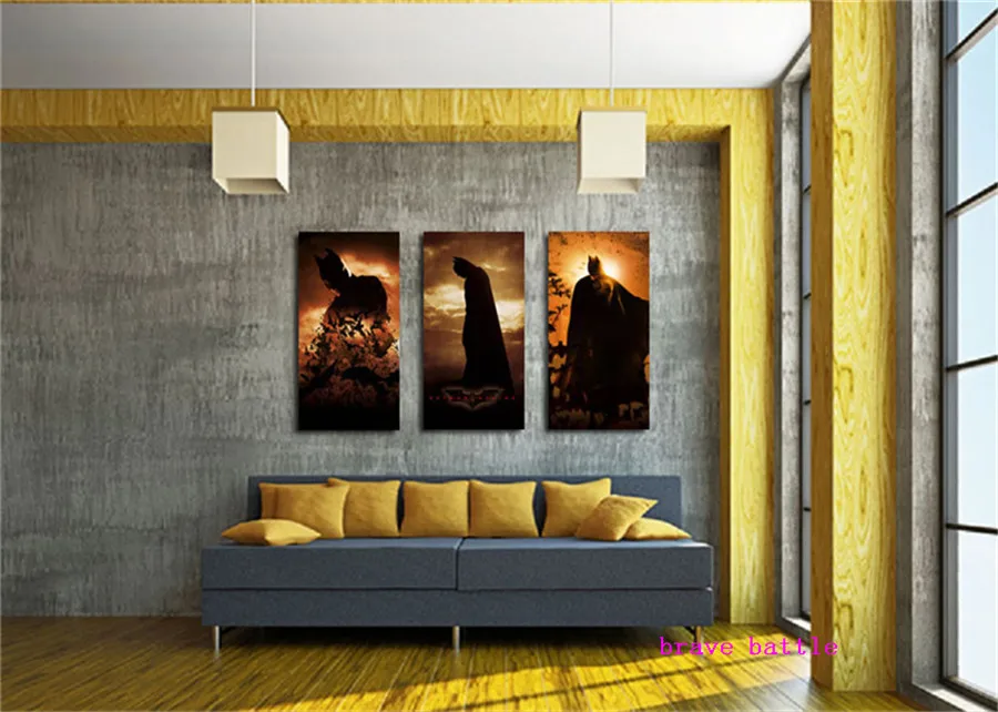 Бэтмен Джокер начинается 3 шт. холст картина печать гостиная домашний декор