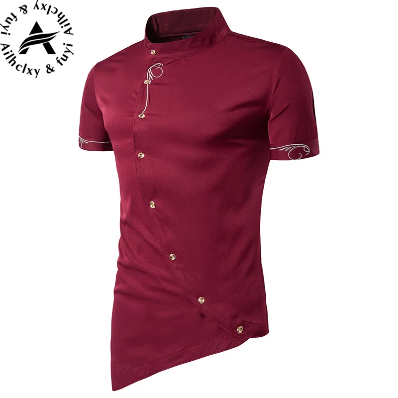 Мужская рубашка двубортная с длинным рукавом|mens shirt double|dress long sleevehawaiian |