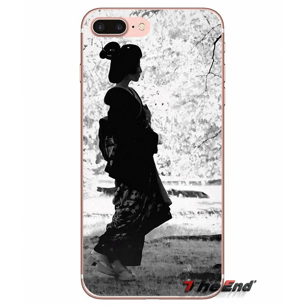 Чехол Maiko Henshin japanese Geisha girl для Huawei G7 G8 Ascend P7 P8 P9 Lite Honor 4C 5X 5C 6X Mate 7 8 9 Y3 Y5 II Pro|case for huawei