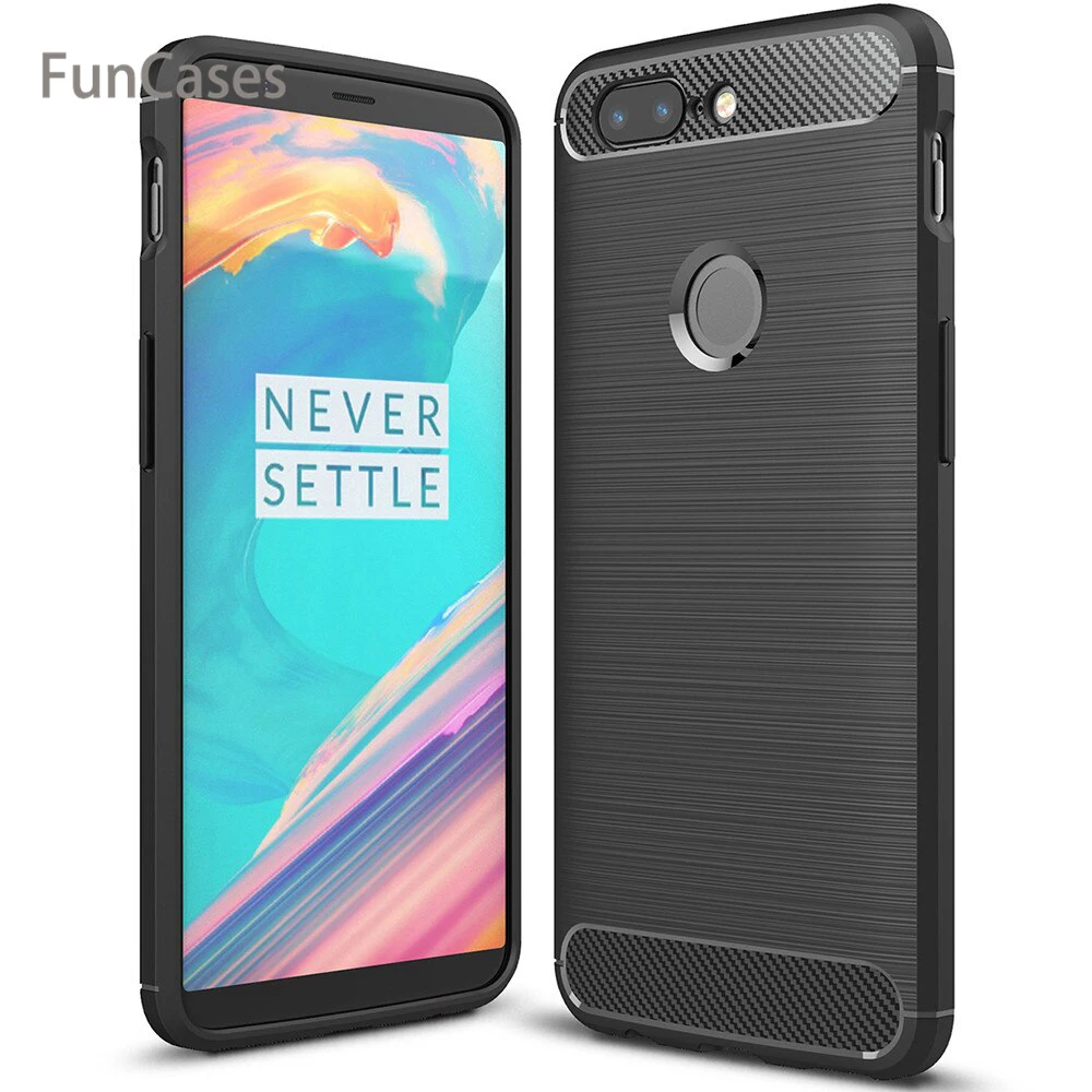 Чехол для Oneplus 5 T роскошный противоударный Мягкий ТПУ силиконовый чехол задней