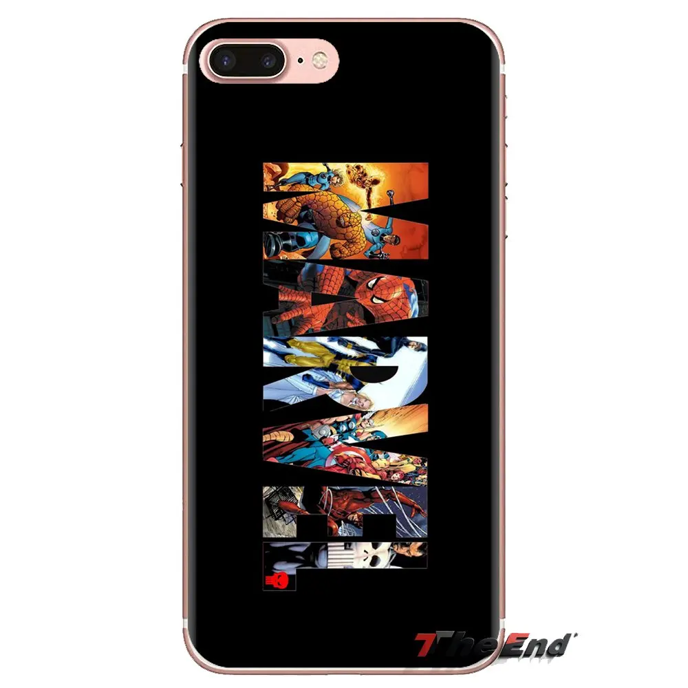 Soft Shell Чехлы Мстители из комиксов Marvel Superhero для Huawei NOVA 2 3 2i 3i Y6 Y7 Y9