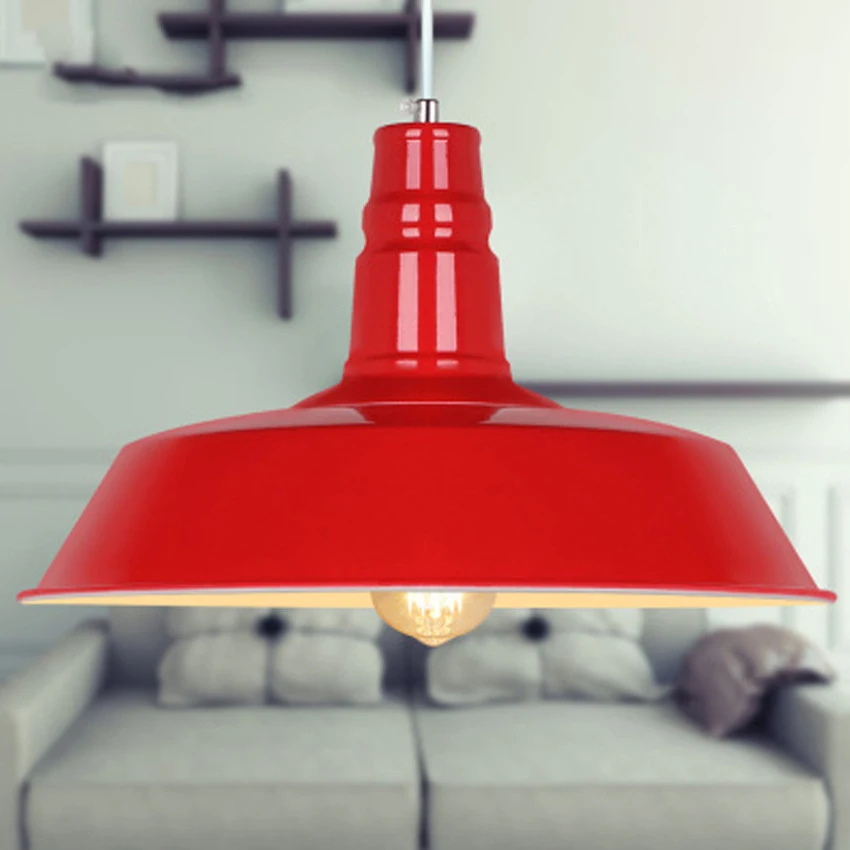 Металлическая Подвесная лампа в стиле лофт винтажный Ретро светильник кантри