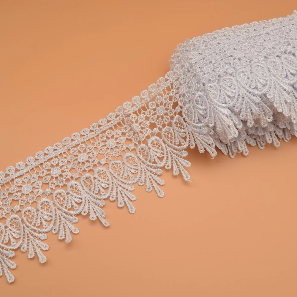 14 5 ярдов хорошего качества белый черный бежевый венецианская кружевная отделка