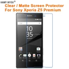 Для Sony Xperia Z5 Premium  Dual E6853 прозрачная глянцеваяАнтибликовая матовая защитная пленка для экрана (не закаленное стекло)