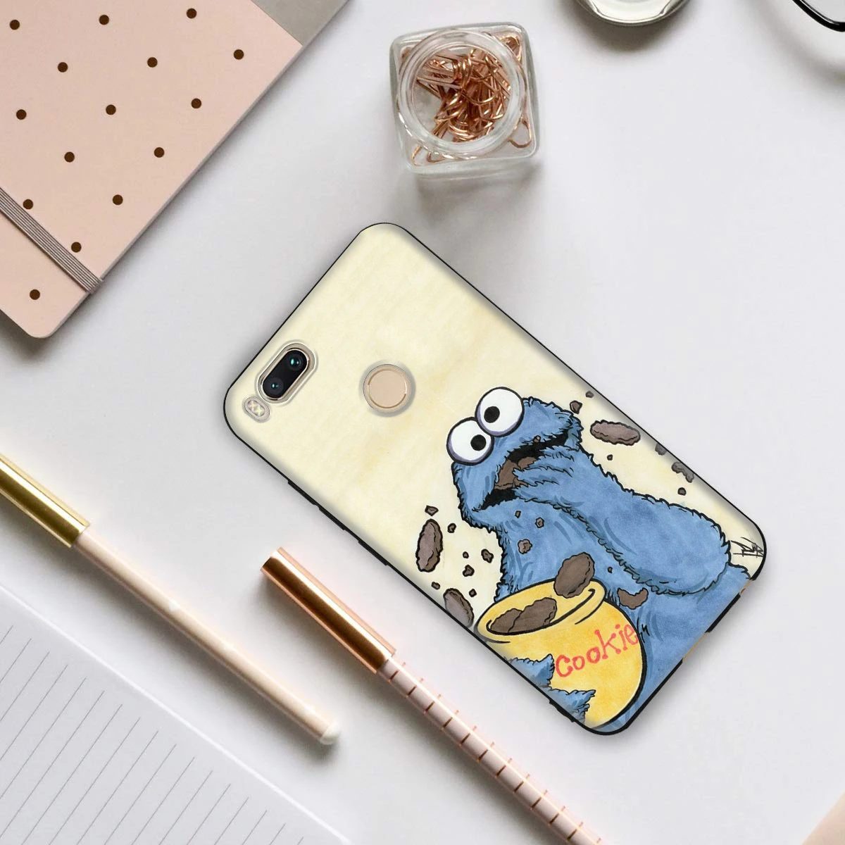Чехол Lavaza Elmo из ТПУ с изображением печенья монстра для Xiaomi MI Redmi Poco X2 K30 Note 8T 10 6 8 9 9se