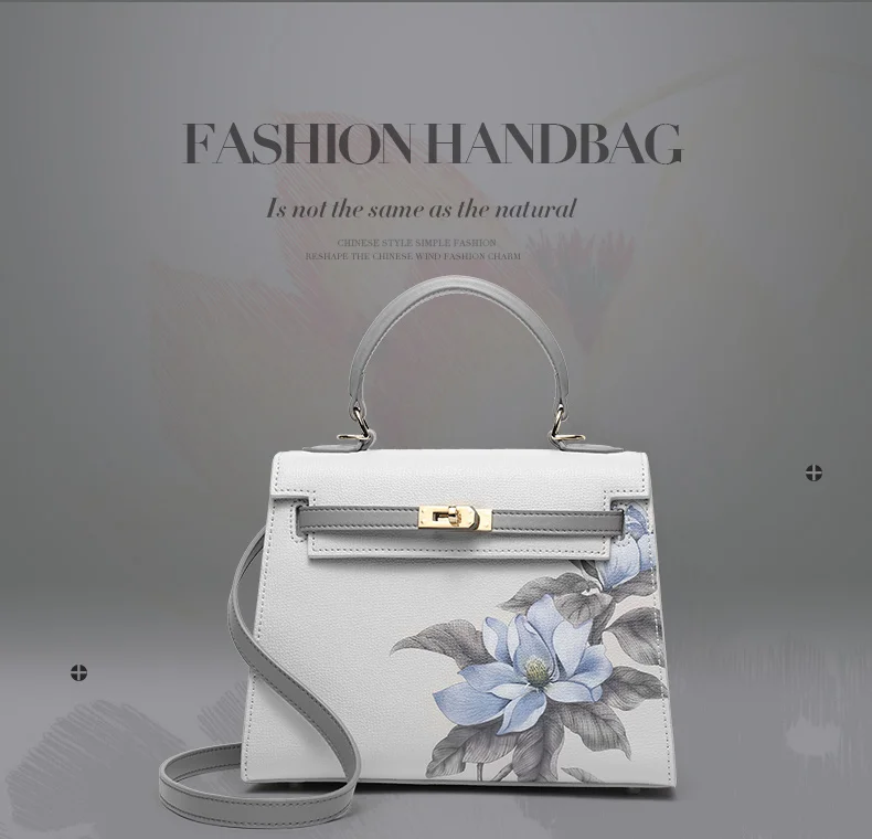 PMSIX Fashion Floral Printing Ladies' handbag Trapeze Shape Women Shoulder Bag Casual Crossbody Bags