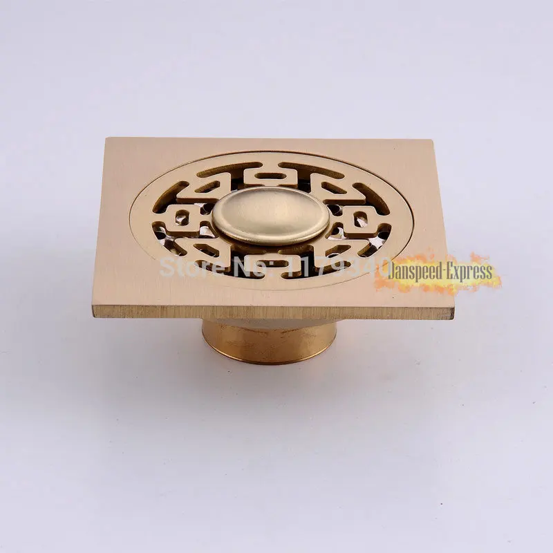 3 дюймовый Ванная комната Душ медь пол резьба слив кухня уплотнение воды