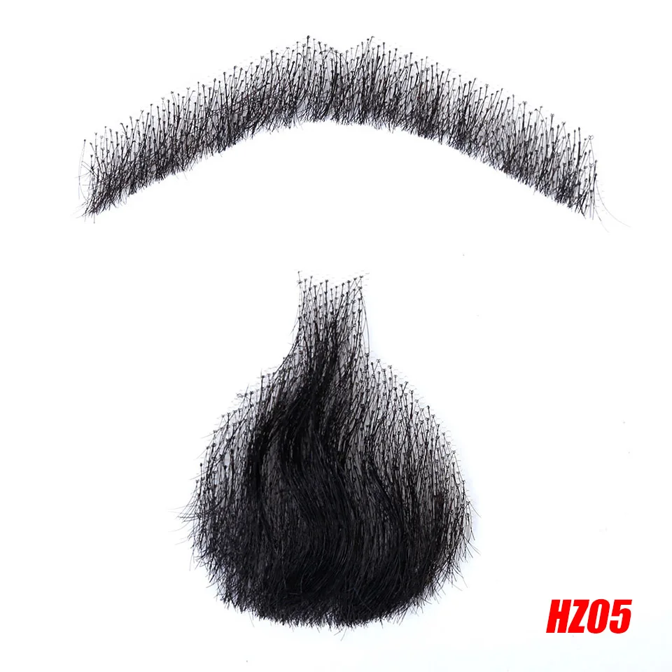 

DIFEI Fake Beard Film Beard Props Invisible Man Mustache Makeup Beard Simulation Fake Weave Straight High Temperature Fiber