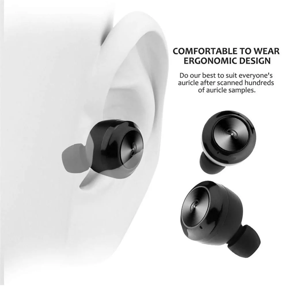 Buyincoins Bluetooth беспроводные наушники мини гарнитура 5 0 стерео бас в ухо наушник с