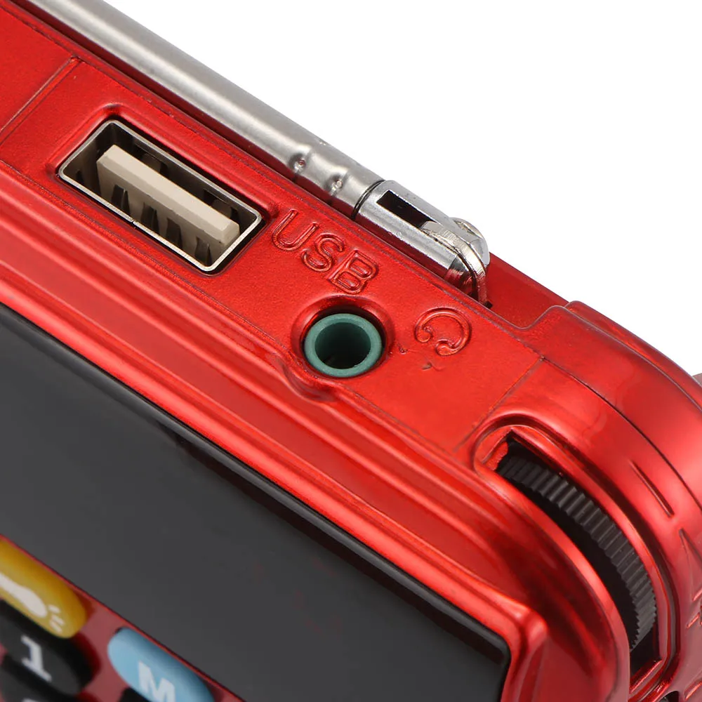 Portable Hand-Held Player Audio Digital LCD FM Radio Multi-Purpose Louder Speaker Support TF MP3 Music | Электроника