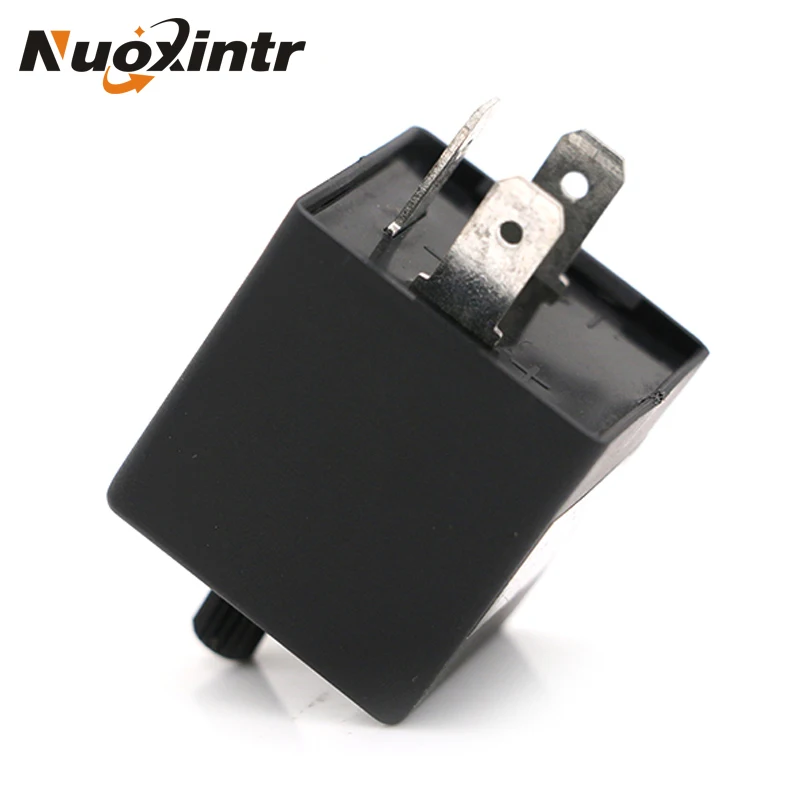 

Nuoxintr 12V 3-Pins 0.02A to 20A Electronic LED Adjustable Flasher Relay For Turn Signal Light Blinker Fix Blinker Indicator