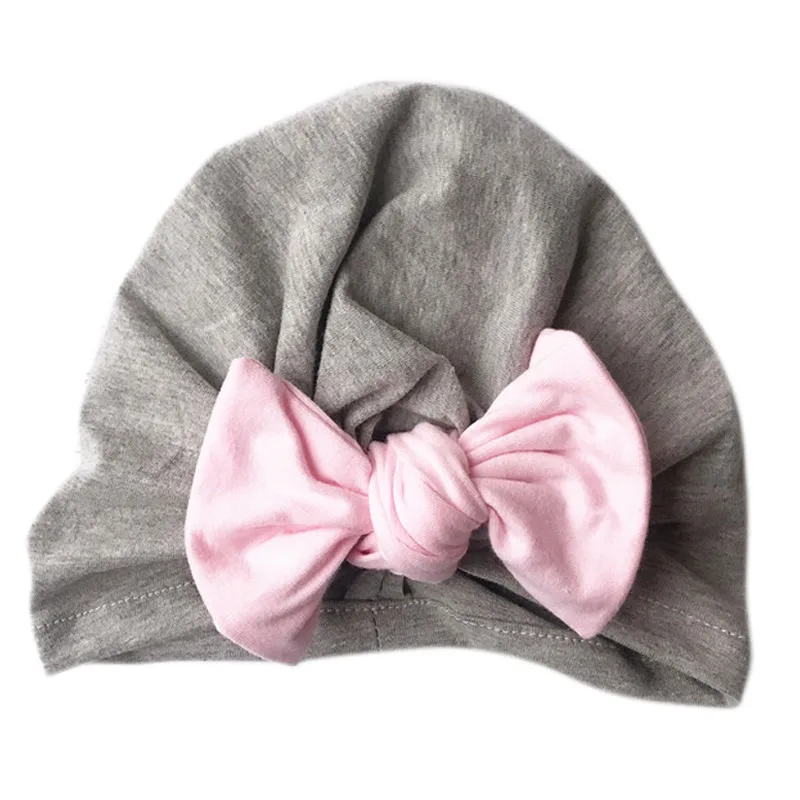 Baby Girl Boys Unisex Hats Bowknot Elastic Turban Cap Cute Soft Infant Hair Accessories 0-3Years | Детская одежда и обувь