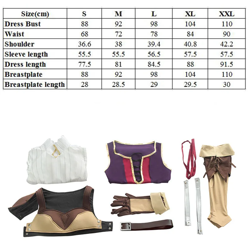 Костюм для костюмированной вечеринки с героями аниме The Rising of the Shield Hero Raphtalia