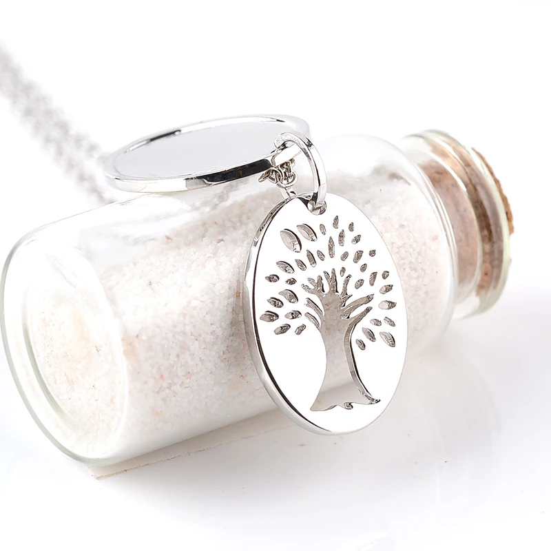 Ожерелье с подвеской в виде таблицы надписью на английском языке|tree of life|necklace