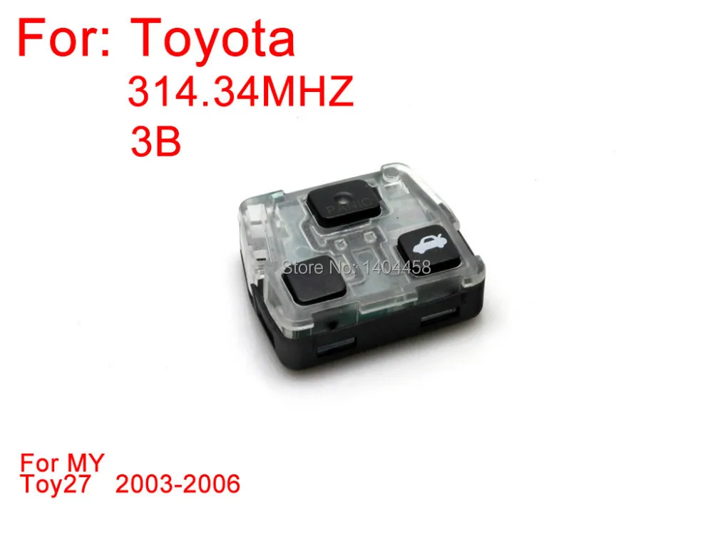 

Высокое качество для Toyota дистанционного 3B 314,34 MHZ (2003-2006 года) использовать в Малайзии TOY27 Бесплатная доставка