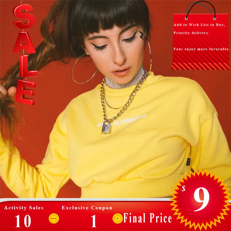 Пуловер Толстовка Для женщин 2018 корейской моды движения свободные длинный рукав