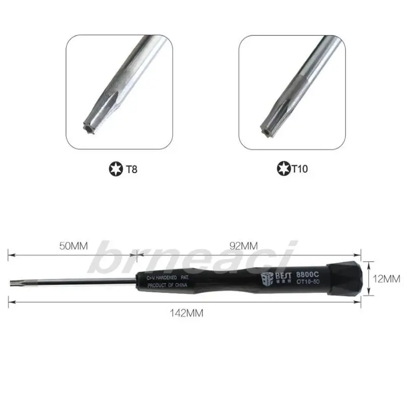 BST-8800C отвертка многофункциональная Магнитная Прецизионная Набор для iPhone просо
