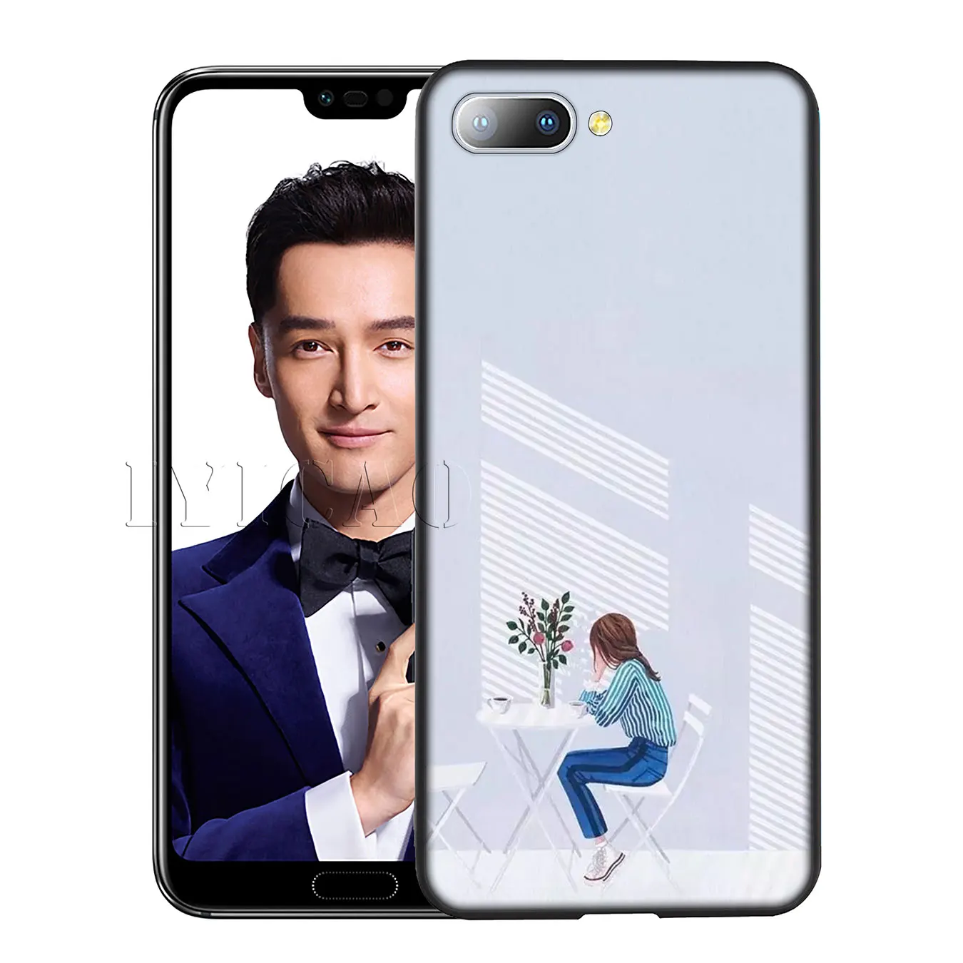 Iyicao Милая модная одежда для девочек мягкий силиконовый чехол Huawei Y7 Y6 Prime Y9 2018 Honor 8C