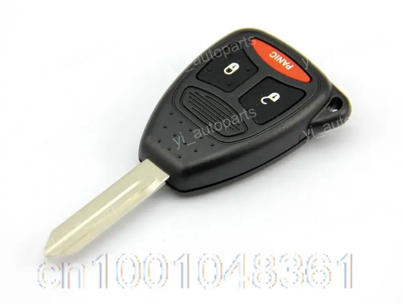 Uncut Blade Blank Key Remote Shell Case Keyless Fob Cover For Chrysler Dodge Dakota Durango Magnum 3 Buttons Panic | Автомобили и